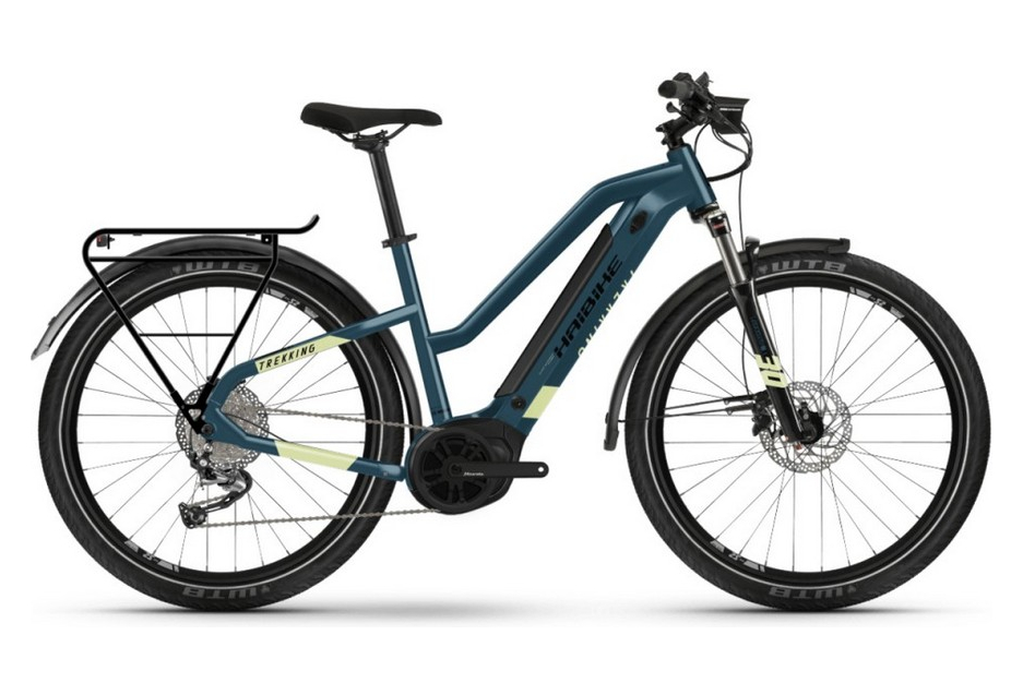 Haibike Trekking 5 Trapez i500Wh Bleu / Jaune Canary 2022 – Image 2